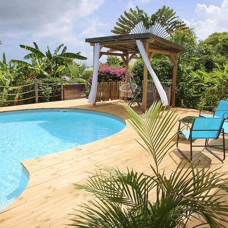 L Orchidee Bleue, Bas De Villa, Vue Mer, Piscine Privee Sainte-Anne (Grande-Terre) Exterior foto