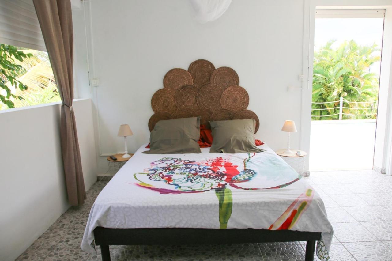 L Orchidee Bleue, Bas De Villa, Vue Mer, Piscine Privee Sainte-Anne (Grande-Terre) Exterior foto