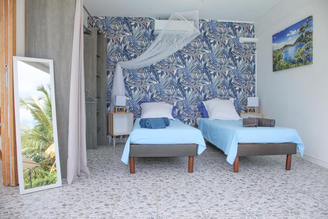 L Orchidee Bleue, Bas De Villa, Vue Mer, Piscine Privee Sainte-Anne (Grande-Terre) Exterior foto